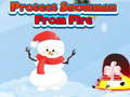 Oyun Protect Snowman From Fire