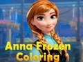 Oyun Anna Frozen Coloring