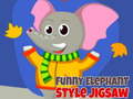 Oyun Funny Elephant Style Jigsaw