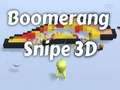 Oyun Boomerang Snipe 3D