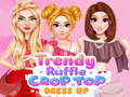 Oyun Trendy Ruffle Crop Top Dress Up