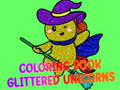 Oyun Coloring Book Glittered Unicorns