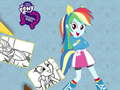 Oyun Equestria Girls Coloring Book