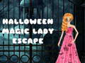 Oyun Halloween Magic Lady Escape