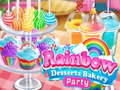 Oyun Rainbow Desserts Bakery Party