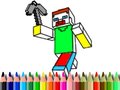 Oyun Back to School: Minecraft Coloring
