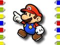 Oyun Back To School  Mario Coloring