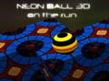 Oyun Neon Ball 3d on the run