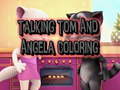 Oyun Talking Tom and Angela Coloring