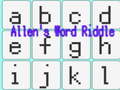 Oyun Allen's Word Riddle