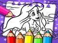 Oyun Ariel The Mermaid Coloring Book