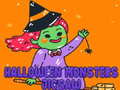 Oyun Halloween Monsters Jigsaw