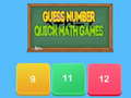 Oyun Guess number Quick math games