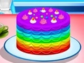 Oyun Cooking Rainbow Cake