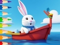Oyun Coloring Book: Sailing Rabbit