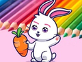 Oyun Coloring Book: Rabbit Pull Up Carrot