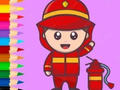 Oyun Coloring Book: Fireman