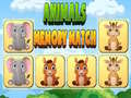 Oyun Animals Memory Match