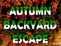 Oyun Autumn Backyard Escape 