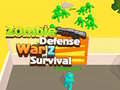 Oyun Zombie defense War Z Survival 