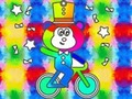 Oyun Coloring Book: Monkey Rides Unicycle