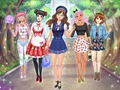 Oyun High School Anime Dress Up