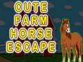 Oyun Cute Farm Horse Escape