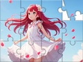 Oyun Jigsaw Puzzle: White Dress Girl