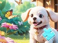 Oyun Jigsaw Puzzle: Dog In Garden