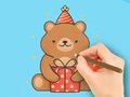 Oyun Coloring Book: Gift Bear