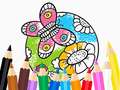 Oyun Coloring Book: Butterfly With Flowe