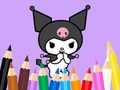 Oyun Coloring Book: Kuromi Carries Bag