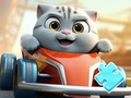 Oyun Jigsaw Puzzle: Cat Racing Driver