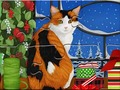 Oyun Jigsaw Puzzle: Christmas Cat