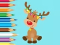 Oyun Coloring Book: Cute Christmas Reindeer