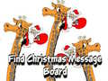 Oyun Find Christmas Message Board