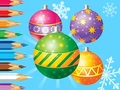 Oyun Coloring Book: Christmas Decorate Balls