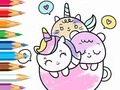 Oyun Coloring Book: A Cup Of Unicorn