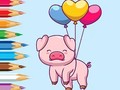 Oyun Coloring Book: Balloon Pig