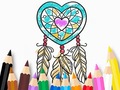 Oyun Coloring Book: Heart Dreamcatcher