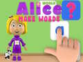 Oyun World of Alice Make Words