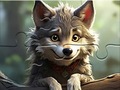 Oyun Jigsaw Puzzle: Smiling Wolf