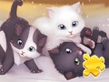 Oyun Jigsaw Puzzle: Playing Cats