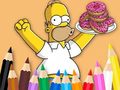 Oyun Coloring Book: Simpson Doughnut