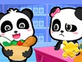 Oyun Jigsaw Puzzle: Baby Panda Supermarket