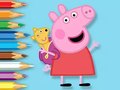 Oyun Coloring Book: Peppa With Toy Bear