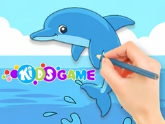 Oyun Coloring Book: Cute Dolphin