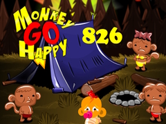 Oyun Monkey Go Happy Stage 826