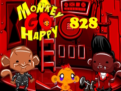 Oyun Monkey Go Happy Stage 828