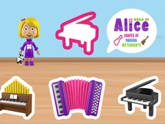 Oyun World of Alice Shapes of Musical Instruments